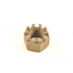 Гайка передней ступицы корончатая Нексия Корея