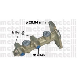 Главный тормозной цилиндр Ваз-2109-10 METELLI