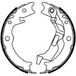 Колодки ручного тормоза LACETTI (USA)