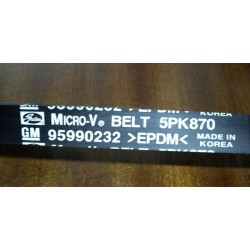 Ремень генератора 5PK870 Ланос, Нексия 1,5 SOHC BRECO